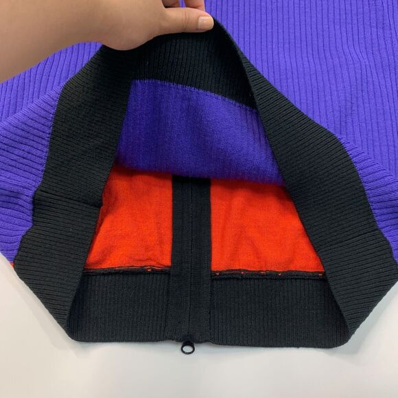 IJP Design Sweater Mens XL Extra Large Ribbed Full Zip Wool Acrylic Blend *READ - Picture 13 of 16